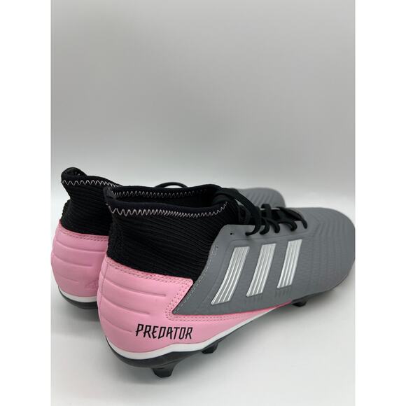 adidas Women's Predator 19.3 FG Soccer Cleats F97528 Grey/Pink Size 12 NWT - Picture 9 of 16